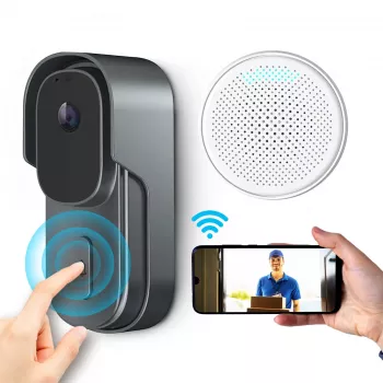 Video-Türsprechanlage Extralink SmartLife 1080p 5MP – Außeneinheit mit 1080p-Video und 5MP-Sensor