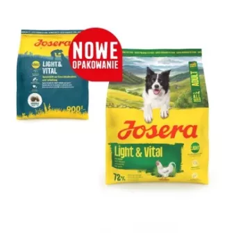 Trockenfutter für Hunde JOSERA Adult Light & Vital 3 kg — kalorienarme Alleinfuttermittel für ausgewachsene Hunde, Huhn, 29 % Protein