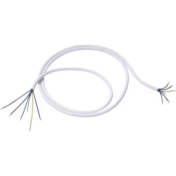 Kabel Bachmann H05VV-F 5G 2.5mm² Weiß 1,5 m