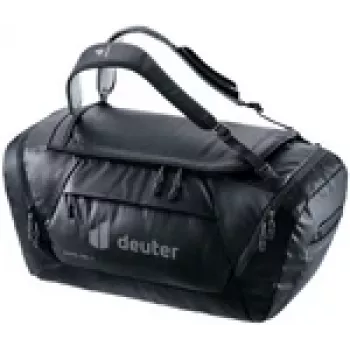 Seesack DEUTER Duffel Pro 60 – 60 l Fassungsvermögen, schwarz, strapazierfähige Reise- und Sporttasche
