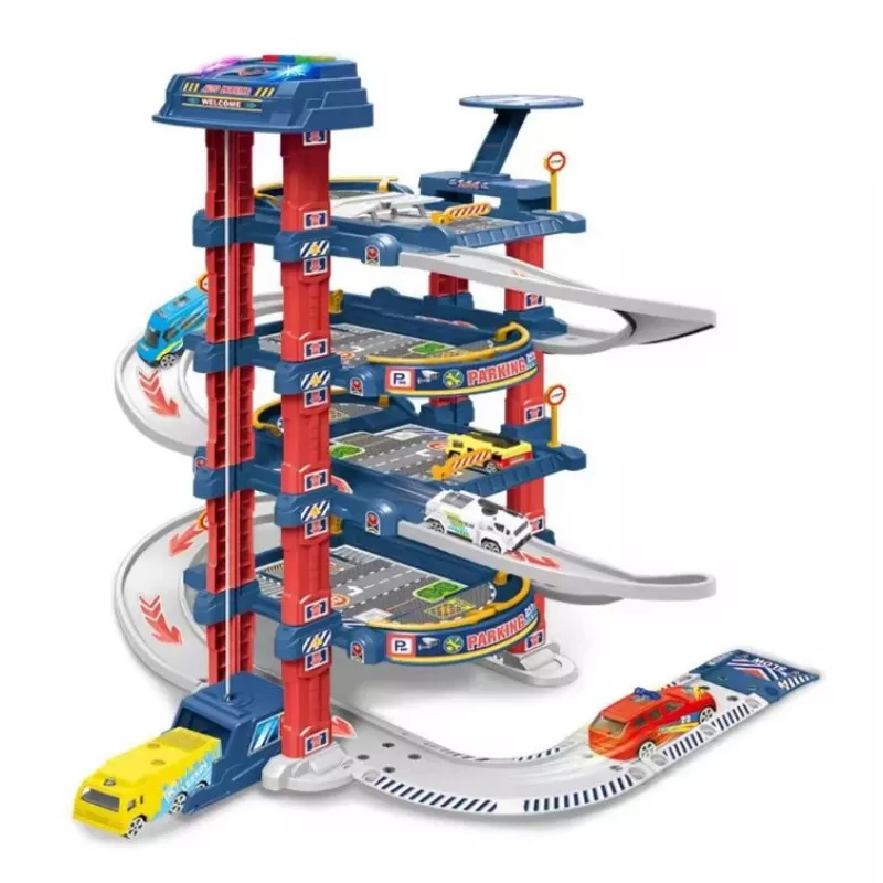 Extralink Kids | Parkhaus | Garage mit elektrischem Lift Spielzeugautos für Kinder