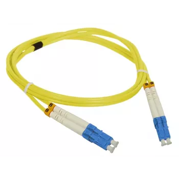 Alantec FOC-LCLC-9SMD-2 InfiniBand-/Lichtwellenleiterkabel 2 m LC Gelb