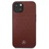 Mercedes MEHCP13SPSQRE iPhone 13 mini 5,4 Rot/rot Hartschale Leder Sternmuster