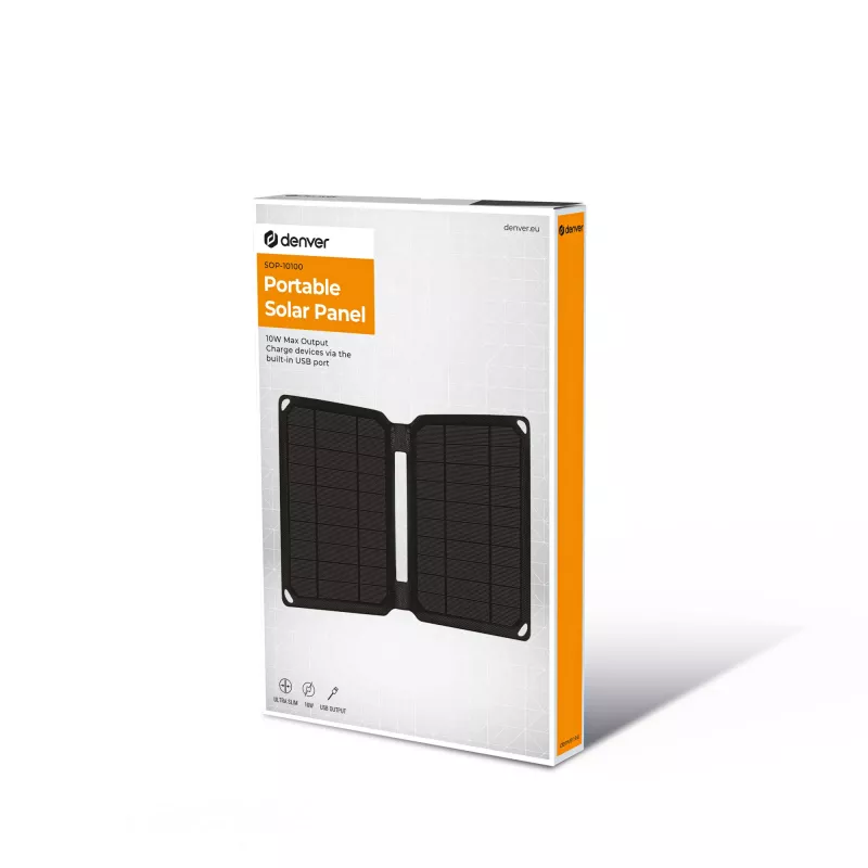 Solarpanel Denver PPS-42000 10 W Monokristallines Silizium USB
