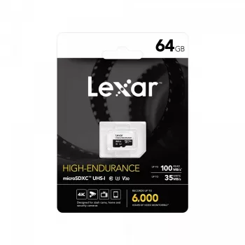microSD High Endurance Karte 64 GB C10 A1 U1 V30 100/35 MB/s
