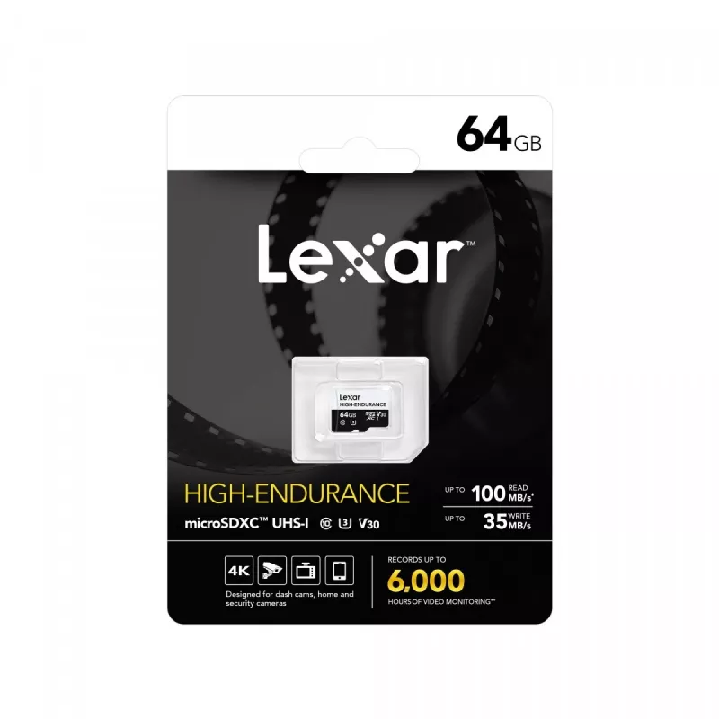 microSD High Endurance Karte 64 GB C10 A1 U1 V30 100/35 MB/s