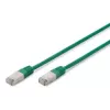Netzwerkkabel Digitus CAT 5e SF/UTP RJ-45 0,5 m Grün