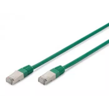 Netzwerkkabel Digitus CAT 5e SF/UTP RJ-45 0,5 m Grün