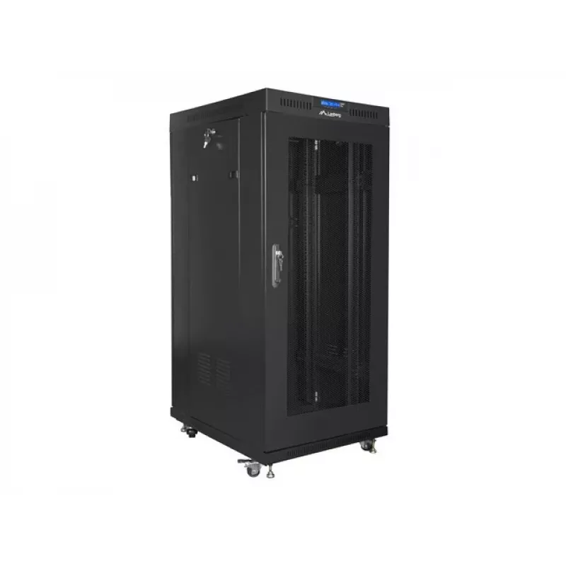 Standschrank Lanberg FF01-8822-23BL 22U 1200kg Schwarz