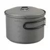 ESBIT Cookset mit Spirituskocher, Aluminium 1,5 L, Ø15,4 cm, H115 mm, Schwarz