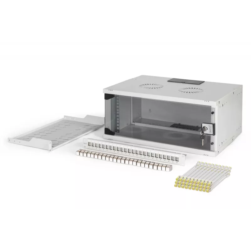 Digitus SOHO Pro Netzwerk-Set, 483 mm (19) – 4HE, 540 x 400 mm (B x T)