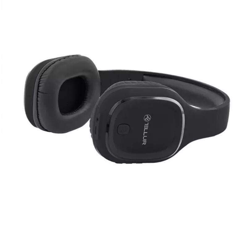 Kopfhörer Tellur Bluetooth Over-Ear-Kopfhörer Pulse Schwarz