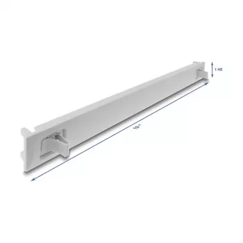 Blindabdeckung DELOCK 67274 — ABS graues Rack-Zubehör, 1 Stück