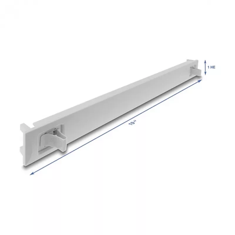 Blindabdeckung DELOCK 67274 — ABS graues Rack-Zubehör, 1 Stück