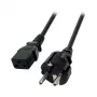 EFB-Elektronik Stromkabel Schutzkontaktstecker 180° - C19 180°, schwarz, 1,8 m, 3 x 1,50 mm² Hersteller: EFB Elektronik (EK511.1,8)