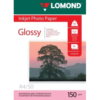 Lomond Foto Inkjet Papier Glossy 150 g/m² A4, 50 Blatt