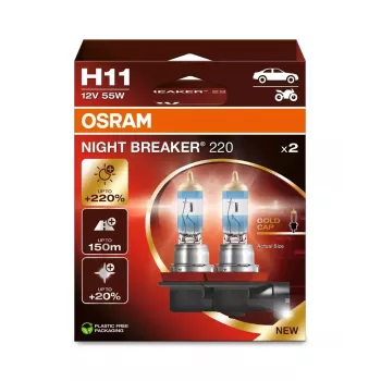 Halogenlampen-Set Ledvance H11 12V 3700K, 2 Stück