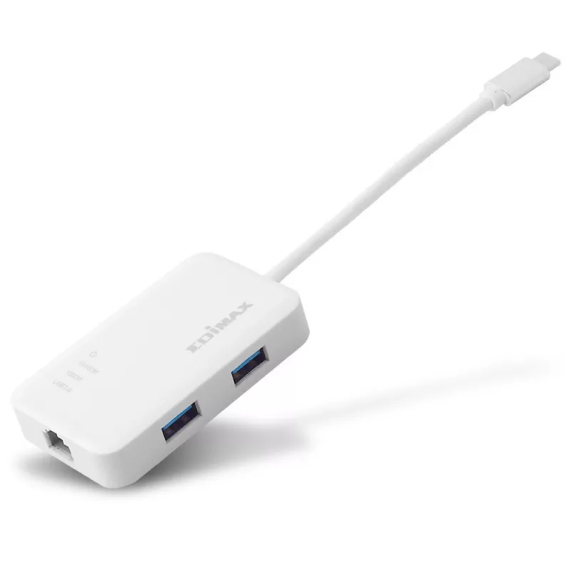 Edimax EU-4308 Laptop-Dock/Port-Replikator USB 3.2 Gen 1 (3.1 Gen 1) Typ-C Weiß