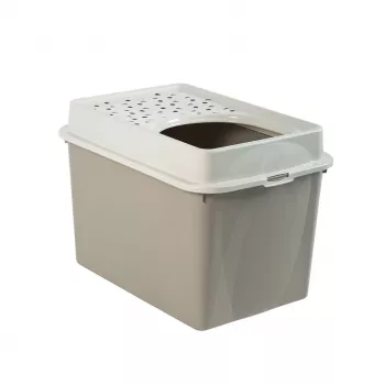 rotho Berty Eco Cappuccino Katzenklo — Technopolymer, 50 L, 572×393×404 mm, BPA-frei, 1 kg