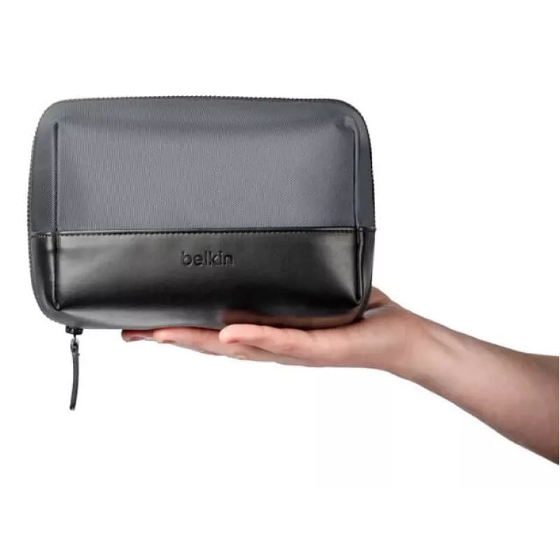 Reise-Organizer Belkin MMA013HQBK kompaktes Design robustes Material, Tragetasche für Kabel und Zubehör
