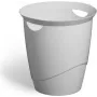 Abfalleimer rund Kunststoff grau Durable 776010