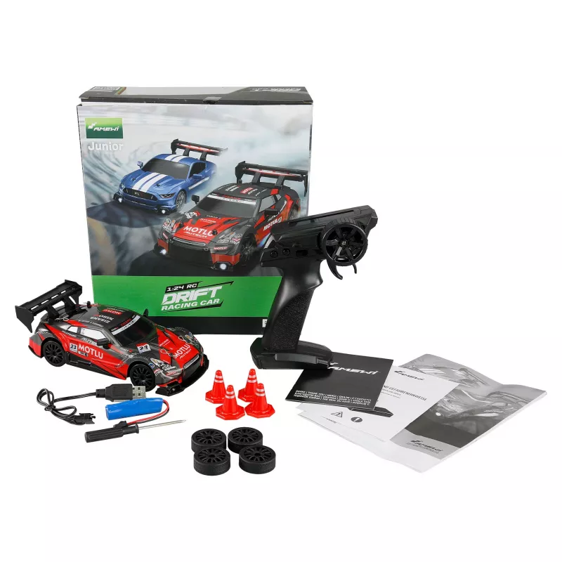 Drift Car Amewi 21112 1:24 Elektrisches RC Modell, Li-Ion 500 mAh, Empfohlen 8+