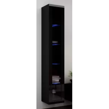 Cama Vitrine VIGO '180' 180/40/30 schwarz/schwarz glänzend