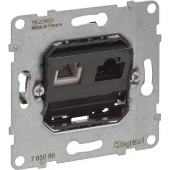 Legrand SEANO Einsatz Datenanschlussdose 765089 RJ11+RJ45 Cat.6 UTP 5 (765089)
