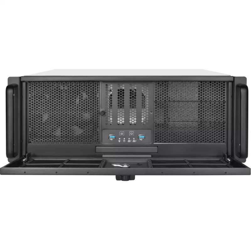 Silverstone RM400 Rack Schwarz, Grau