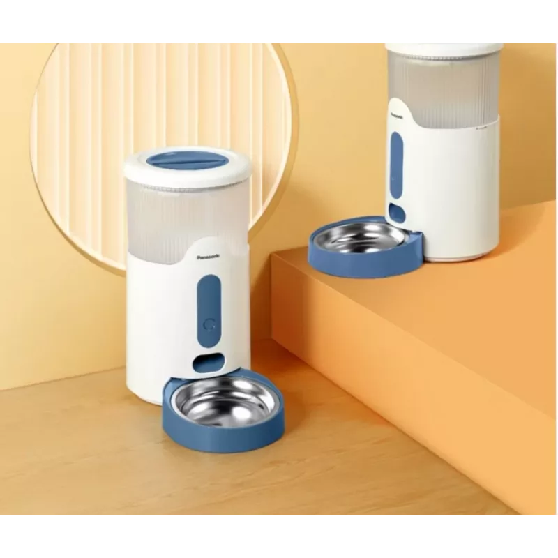 Panasonic CP-JNF01CW Hunde-/Katzenfutter-/Wasserspender Kunststoff, Edelstahl Weiß Universal Automatischer Haustierfutterspender