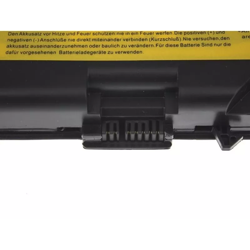 Battery Grün Cell LE05 für Lenovo ThinkPad T410 T420 T510 T520 W510 Edge 14 15 E525 — 11.1V 4400mAh Li-Ion, 6 Zellen, schwarz