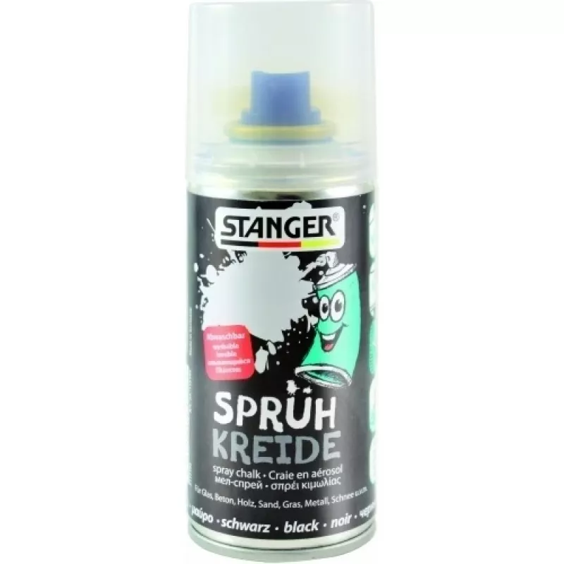 STANGER Sprühkreide, 150 ml, schwarz 115105