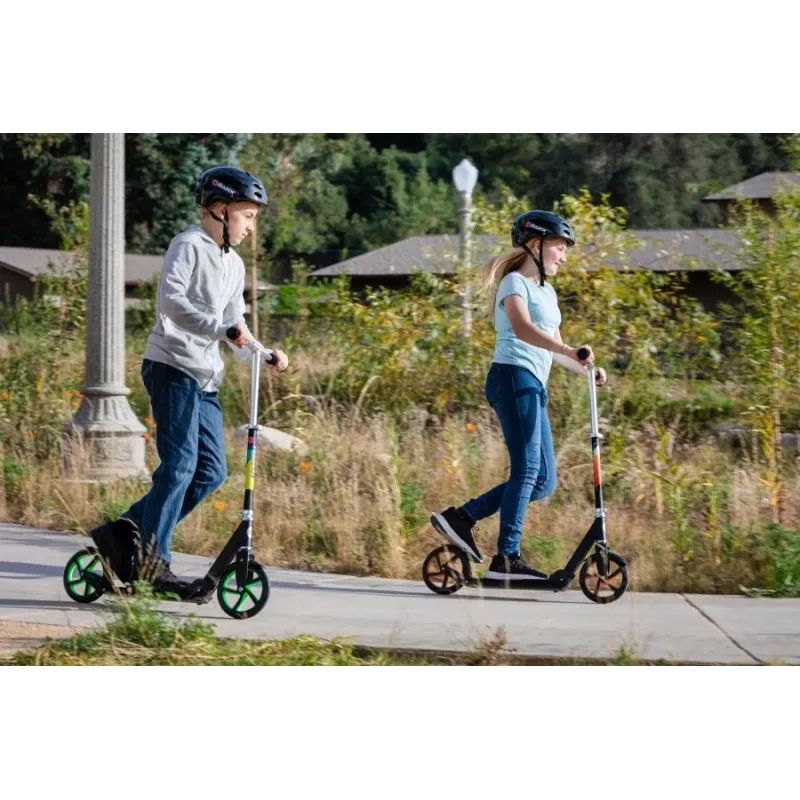 Classic scooter Razor A5 Lux Light-Up — Aluminiumrahmen, 20 cm PU-Räder, faltbar, max. Belastung 100 kg