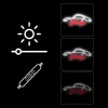 Dekorative Neonleuchte MANTA SNL95WH weiß-rot — zweifarbige Beleuchtung im Neon-Stil