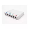 DeLOCK 67052 Keystone-Aufputzgehäuse für Glasfasermodule, 6-Port, weiß