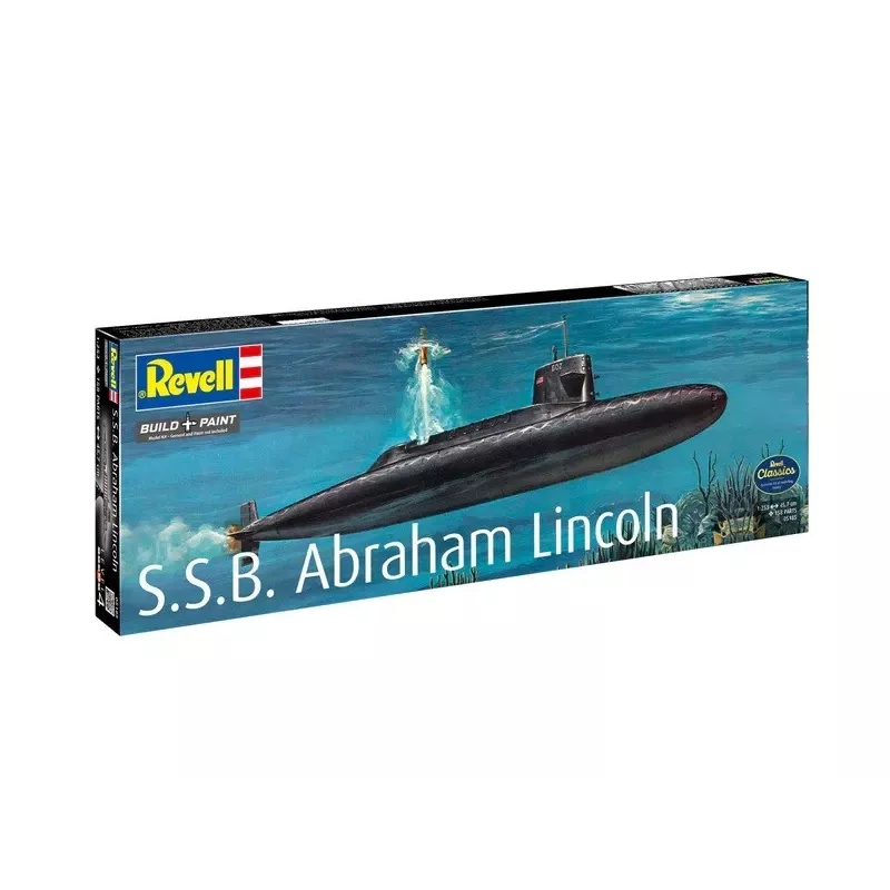 Kunststoff-Modellschiff REVELL S.S.B. Abraham Lincoln 1/253 Maßstab Bausatz
