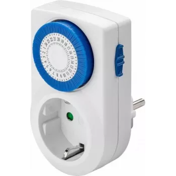 Goobay Analoge Timer Switch - präzise und einfache Steuerung elektronischer Geräte (59038)
