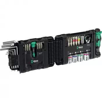 Wera 05049025001 Tool Set 50 Tools Schwarz Metallic