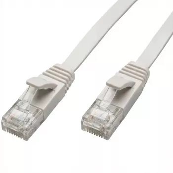 Netzwerkkabel Captiva 80269 Patchkabel CAT 6a RJ45 0,5m Weiß