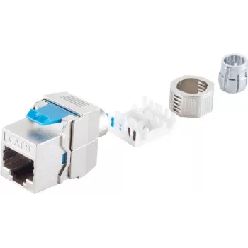 Keystone-Modul ShiverPeaks BS08-45005 Flach Silber