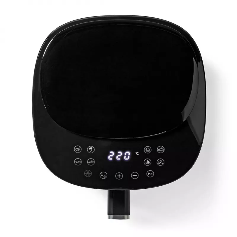 Heißluftfritteuse Nedis KAAF160BK, Einzelkorb, 4,2 L, 1300 W, Schwarz