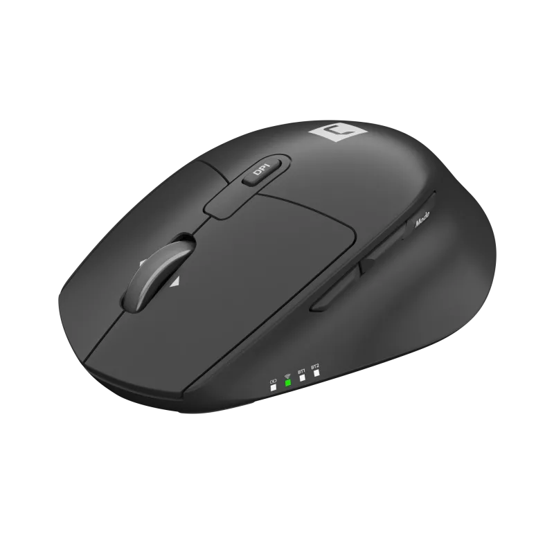Kabellose Maus NATEC KITE NMY-2347, bis zu 4000 DPI, leise Klicks, neigbares Scrollrad, schwarz