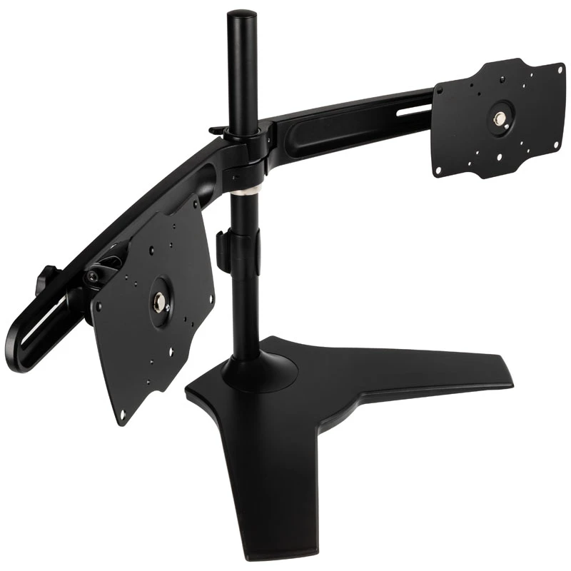 SilverStone SST-ARM23BS-L - Doppel-Monitorarm - schwarz