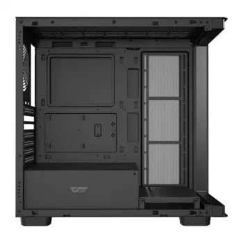 Computergehäuse DarkFlash DS900G (schwarz) — Mid-Tower ATX-kompatibel, Seitenfenster aus gehärtetem Glas