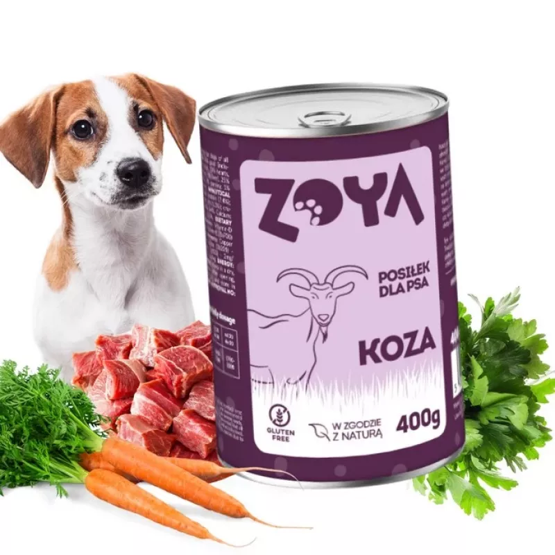 ZOYA Ziege - Nassfutter für Hunde - 400g