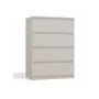 Kommode Top e Shop MALWA M4, 4 Schubladen, Kaschmir, 700×970×400 mm, Laminat