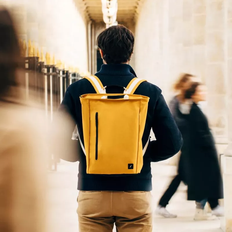 Lässiger Rucksack Native Union W.F.A Backpack Gelb 100% recyceltes PET