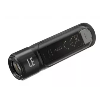 Handtaschenlampe Nitecore TIKI LE — 300 lm, USB-wiederaufladbar, Polycarbonat, IP66, stoßfest, 10,5 g, 55 mm, Schwarz