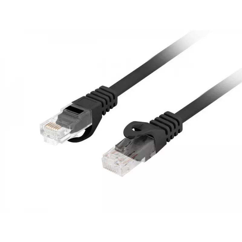 LANBERG Netzwerkkabel Cat6 RJ-45 U/UTP 3 m schwarz