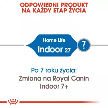 Trockenfutter für Katzen Royal Canin Home Life Indoor 27 Adult 2 kg — Geflügelgeschmack, 27% Protein, 13% Fett